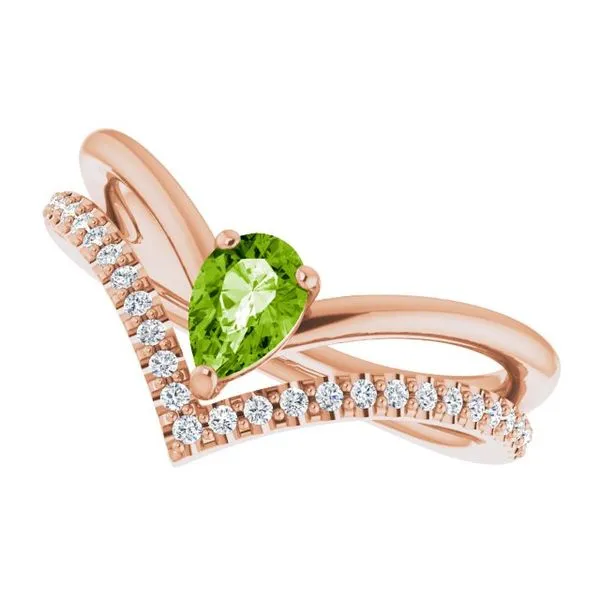 Negative Space V Ring Image 5 Long Jewelers Chesapeake, VA