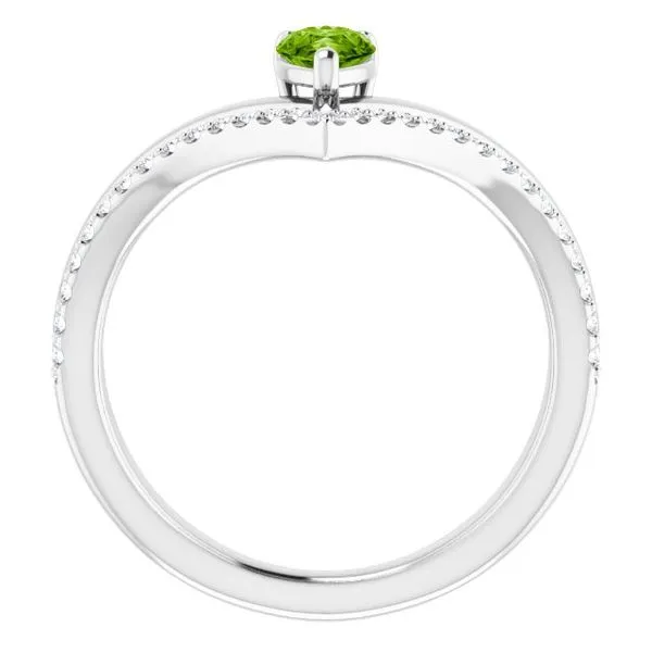 Negative Space V Ring Image 2 James Wolf Jewelers Mason, OH