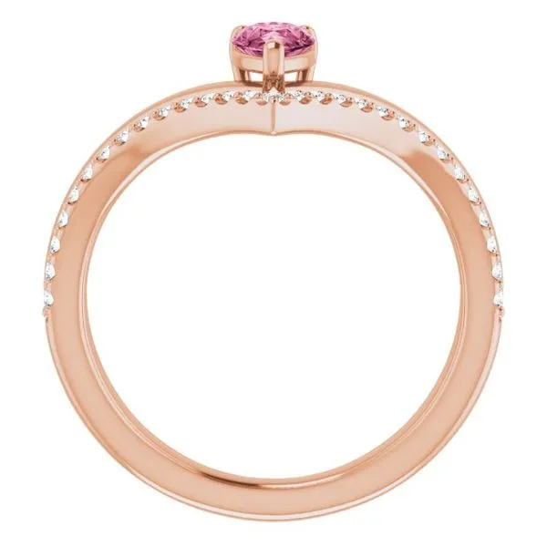 Negative Space V Ring Image 2 James Wolf Jewelers Mason, OH