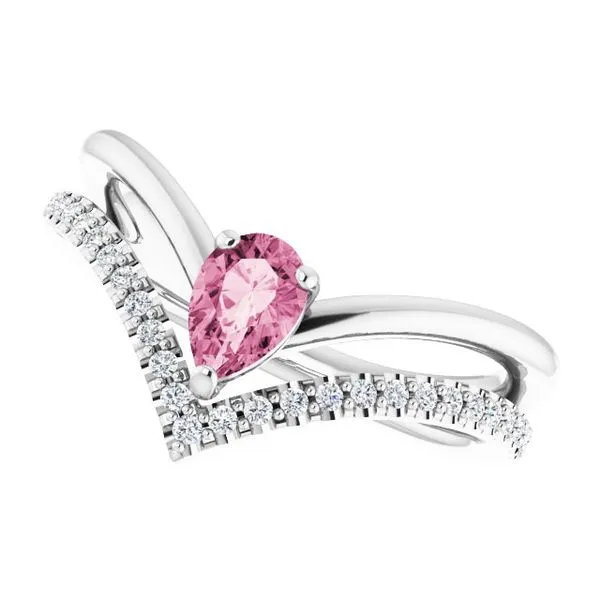 Negative Space V Ring Image 5 James Wolf Jewelers Mason, OH