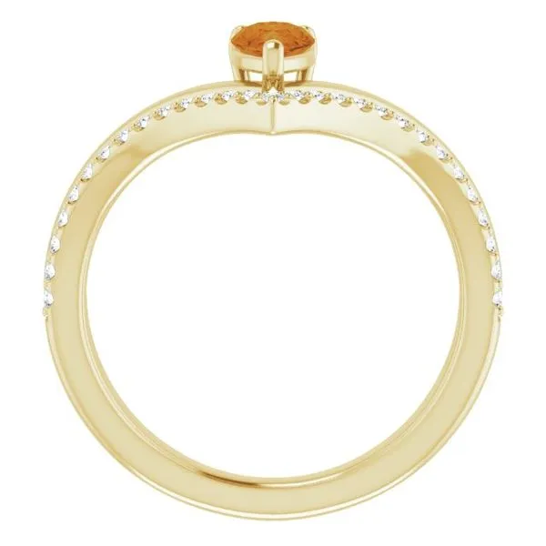 Negative Space V Ring Image 2 Long Jewelers Chesapeake, VA