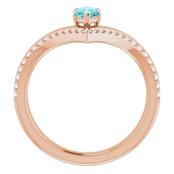 Negative Space V Ring Image 2 Cherry Street Jewelers Tulsa, OK