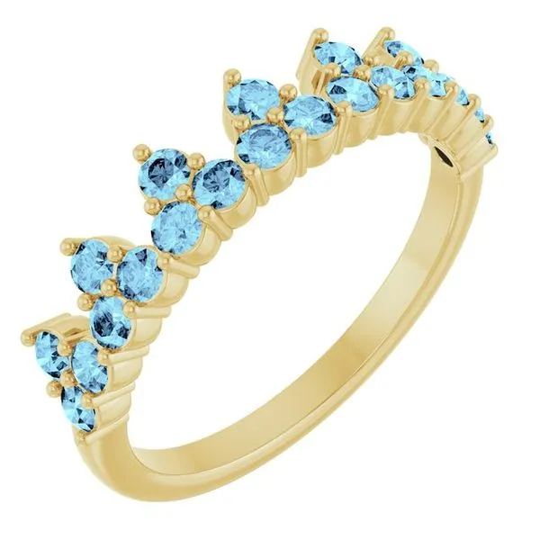 Accented Crown Ring D'Errico Jewelry Scarsdale, NY
