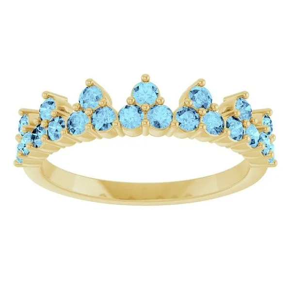 Accented Crown Ring Image 3 Paul James Jewelers Angels Camp, CA