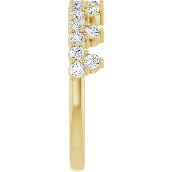 Accented Crown Ring Image 4 Hopman Jewelers Elkhart, IN