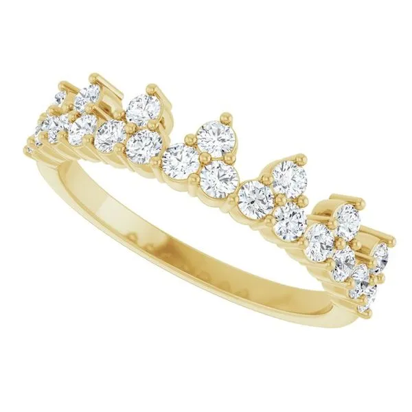 Accented Crown Ring Image 5 Milan's Jewelry Inc Sarasota, FL