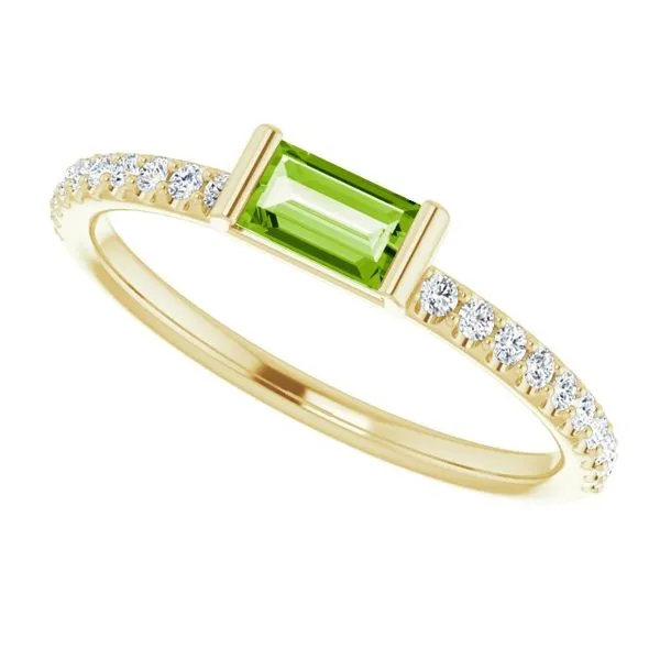 Accented Stackable Ring Image 5 James Wolf Jewelers Mason, OH