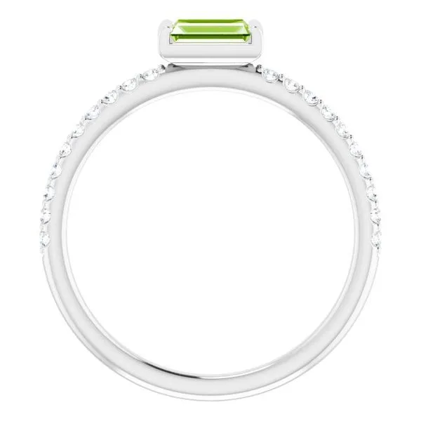 Accented Stackable Ring Image 2 James Wolf Jewelers Mason, OH