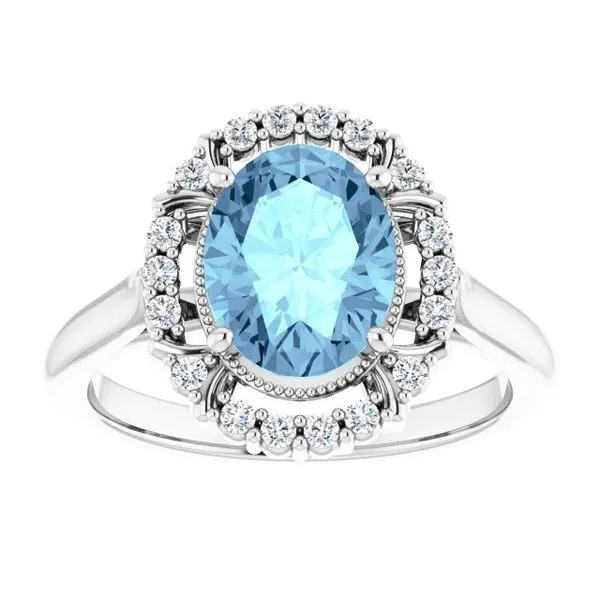 Halo-Style Ring Image 3 James Wolf Jewelers Mason, OH