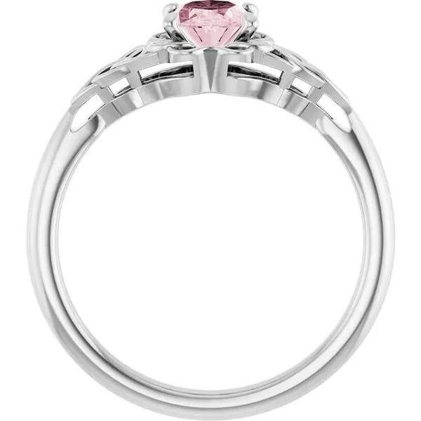 Celtic-Inspired Solitaire Ring Image 2 Jewelry Design Studio Jensen Beach, FL