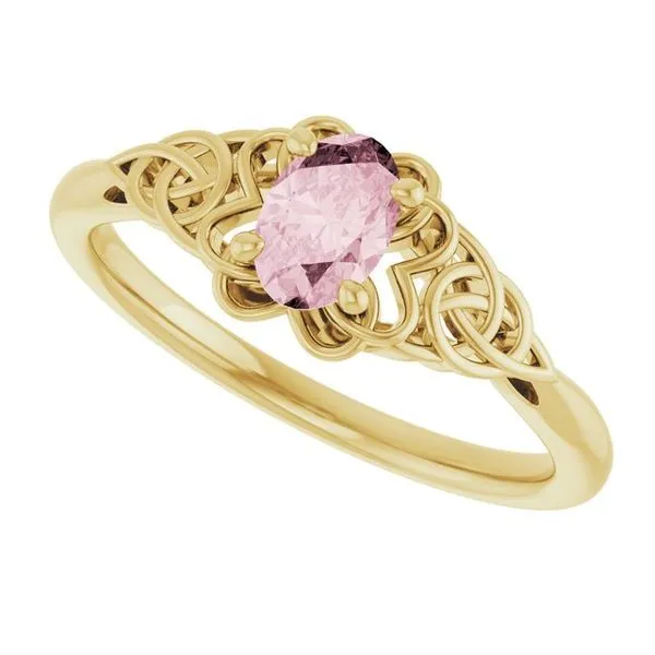 Celtic-Inspired Solitaire Ring Image 5 D&M Jewelers Green Bay, WI