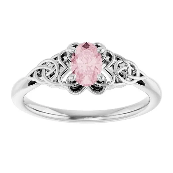 Celtic-Inspired Solitaire Ring Image 3 D&M Jewelers Green Bay, WI