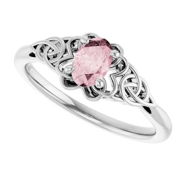 Celtic-Inspired Solitaire Ring Image 5 Holly's Jewelry Mountain Home, AR