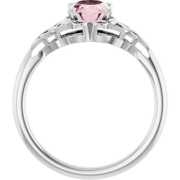 Celtic-Inspired Solitaire Ring Image 2 Holly's Jewelry Mountain Home, AR