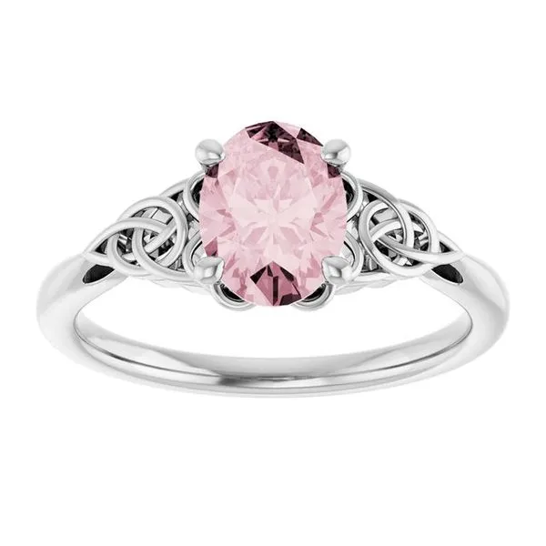 Celtic-Inspired Solitaire Ring Image 3 Cherry Street Jewelers Tulsa, OK