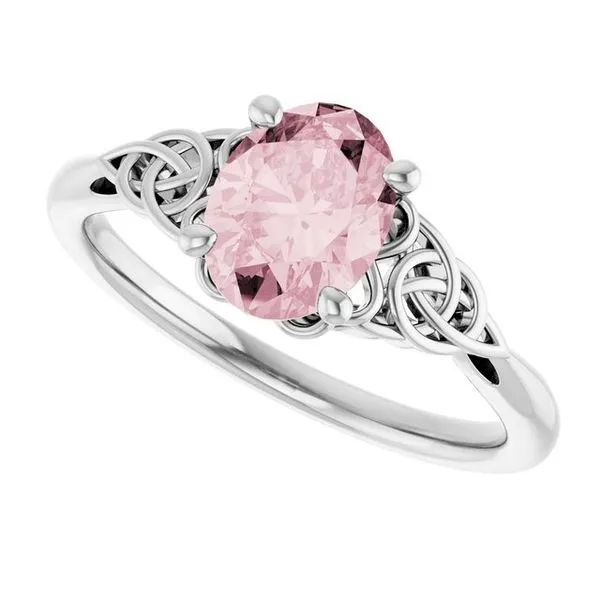 Celtic-Inspired Solitaire Ring Image 5 Cherry Street Jewelers Tulsa, OK