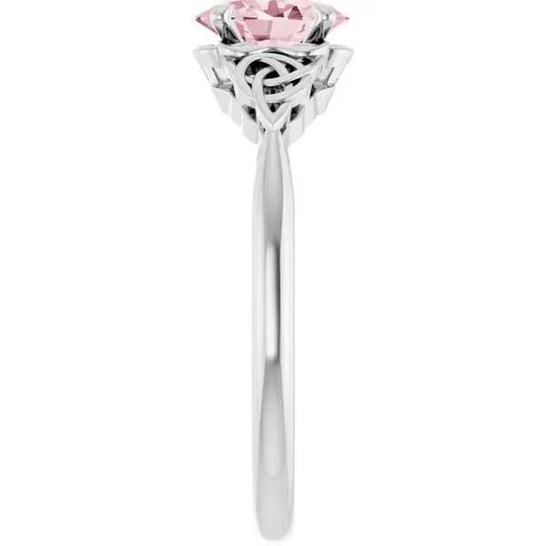 Celtic-Inspired Solitaire Ring Image 4 D&M Jewelers Green Bay, WI