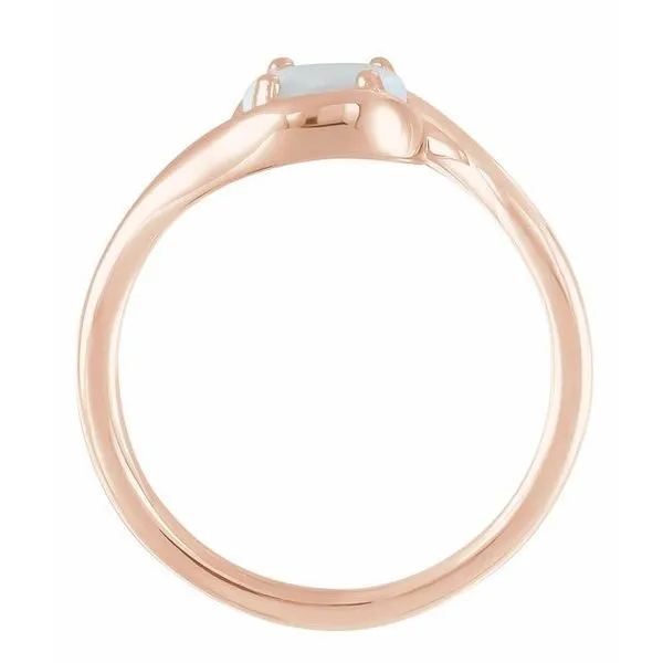 Bypass Cabochon Ring Image 2 Jewelry Design Studio Jensen Beach, FL