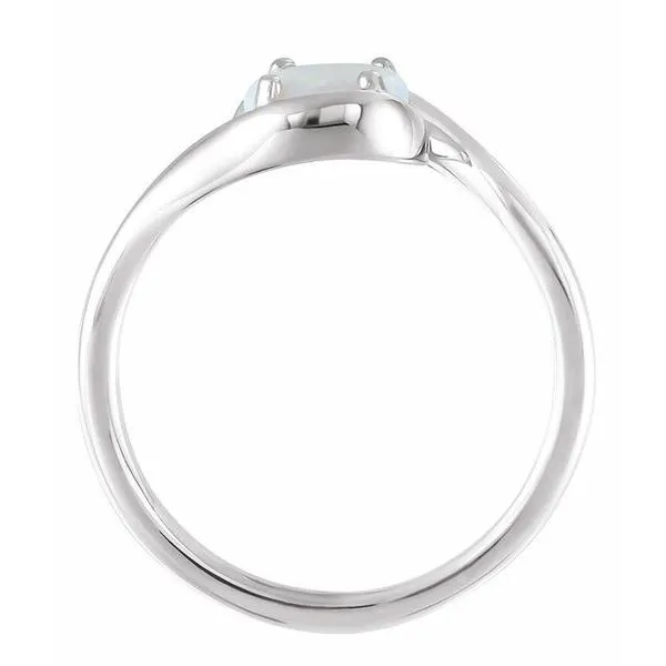 Bypass Cabochon Ring Image 2 Jewelry Design Studio Jensen Beach, FL