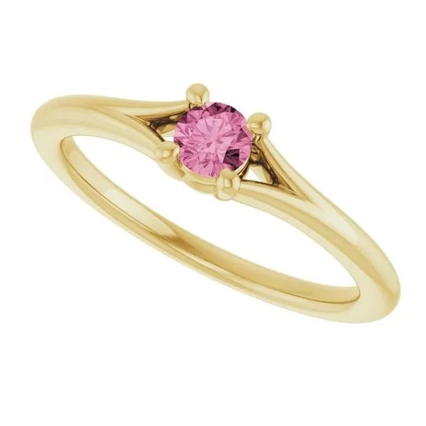 Youth Solitaire Ring Image 5 Jewelry Design Studio Jensen Beach, FL