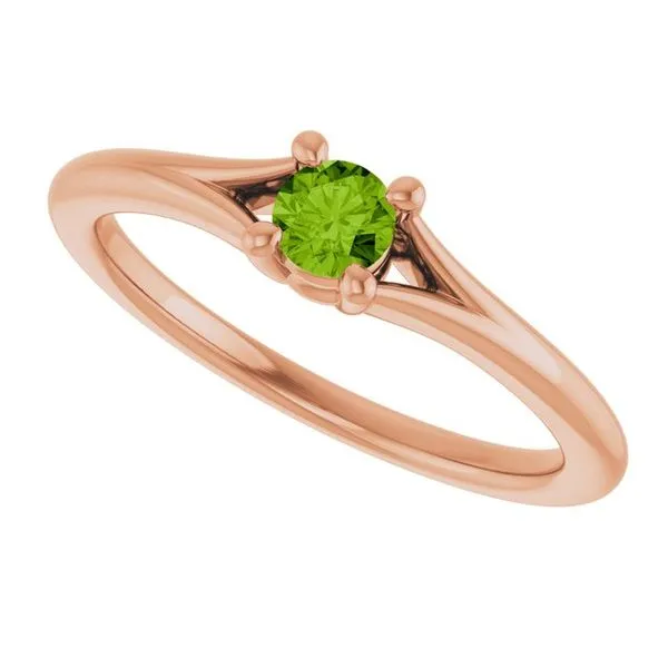 Youth Solitaire Ring Image 5 James Wolf Jewelers Mason, OH