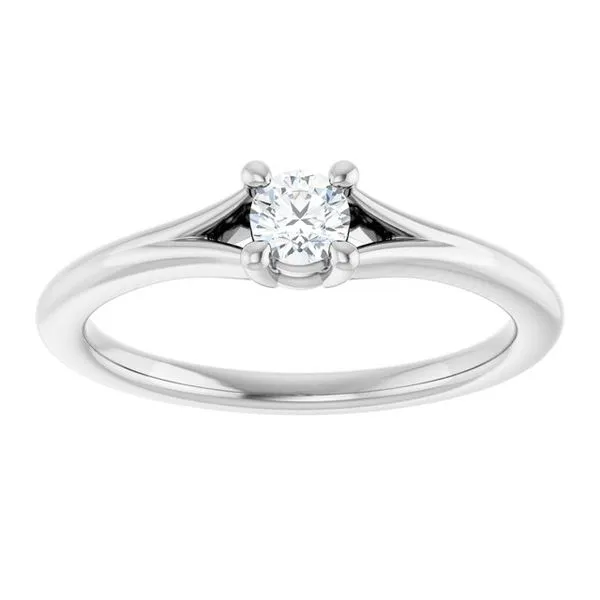 Youth Solitaire Ring Image 3 Long Jewelers Chesapeake, VA