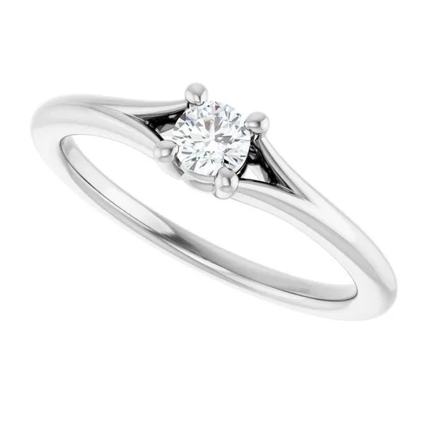Youth Solitaire Ring Image 5 Comstock Jewelers Edmonds, WA