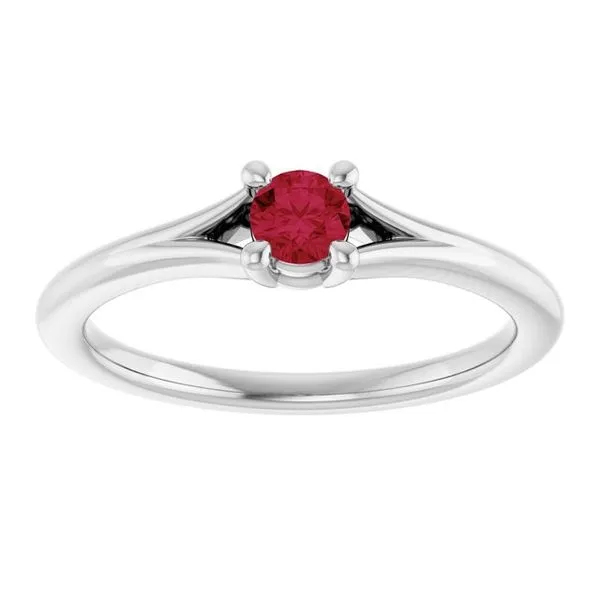 Youth Solitaire Ring Image 3 D'Errico Jewelry Scarsdale, NY