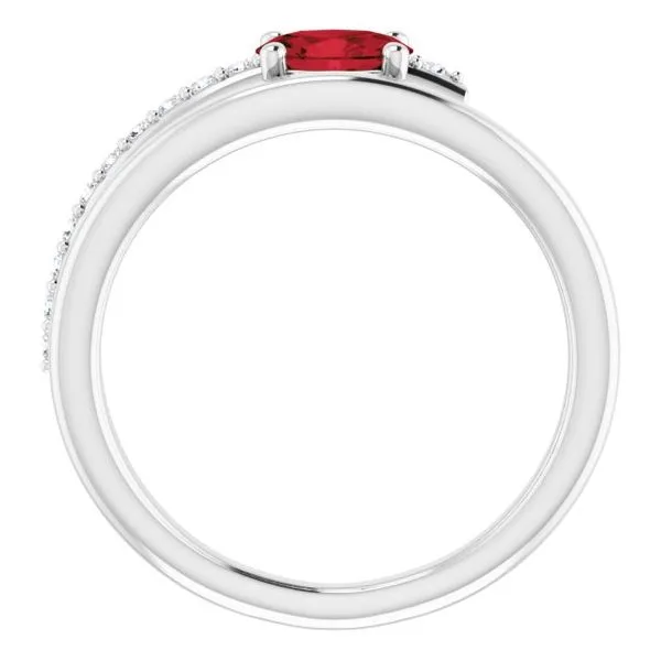 Accented Bypass Ring Image 2 Holly's Jewelry Mountain Home, AR