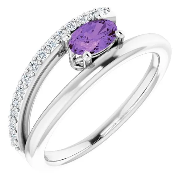Accented Bypass Ring James Wolf Jewelers Mason, OH