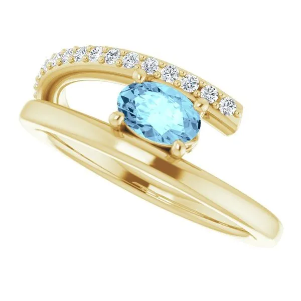 Accented Bypass Ring Image 5 Comstock Jewelers Edmonds, WA