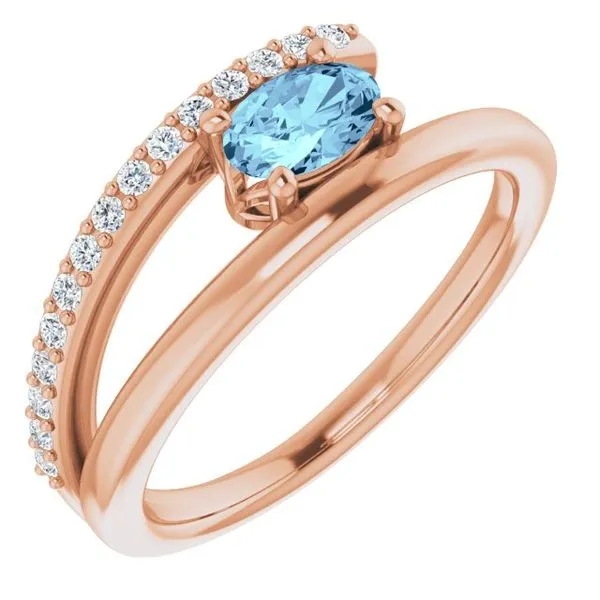 Accented Bypass Ring James Wolf Jewelers Mason, OH