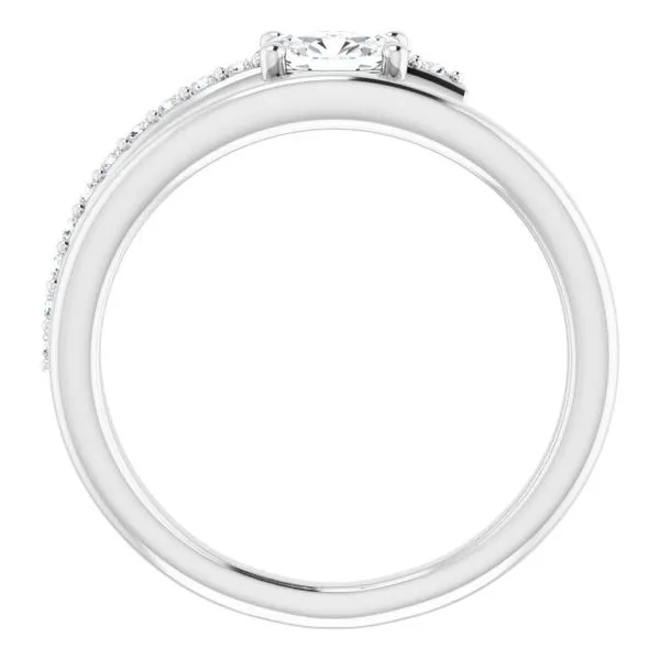 Accented Bypass Ring Image 2 Comstock Jewelers Edmonds, WA