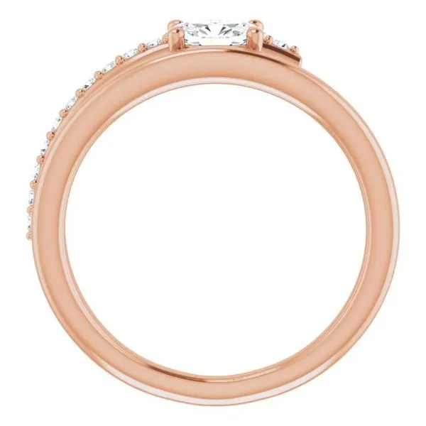 Accented Bypass Ring Image 2 Long Jewelers Chesapeake, VA