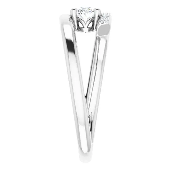 Accented Bypass Ring Image 4 Comstock Jewelers Edmonds, WA