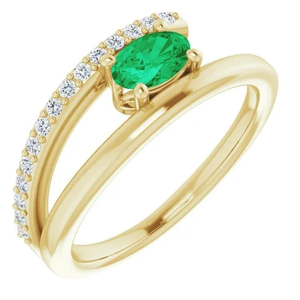 Accented Bypass Ring D&M Jewelers Green Bay, WI