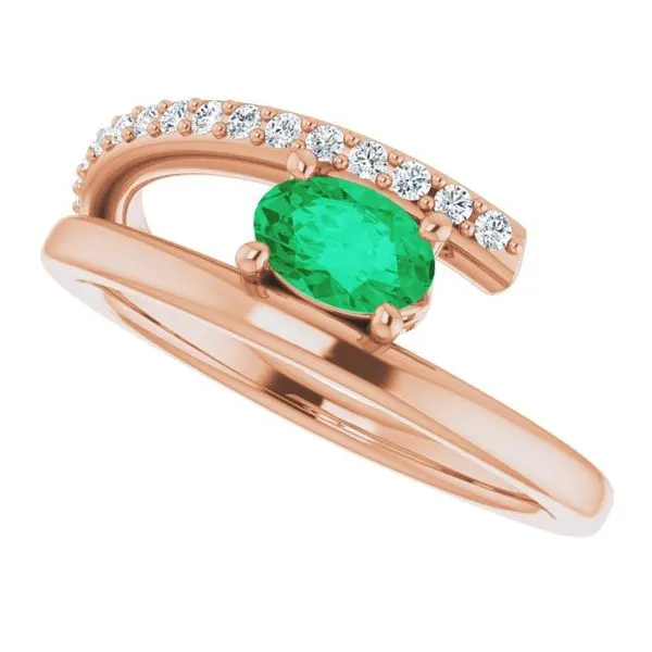 Accented Bypass Ring Image 5 Comstock Jewelers Edmonds, WA