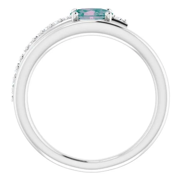 Accented Bypass Ring Image 2 Cherry Street Jewelers Tulsa, OK