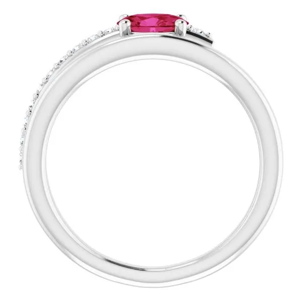 Accented Bypass Ring Image 2 D&M Jewelers Green Bay, WI