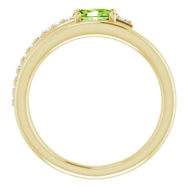 Accented Bypass Ring Image 2 Comstock Jewelers Edmonds, WA