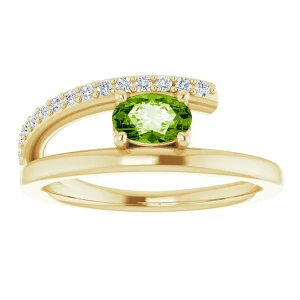 Accented Bypass Ring Image 3 D&M Jewelers Green Bay, WI