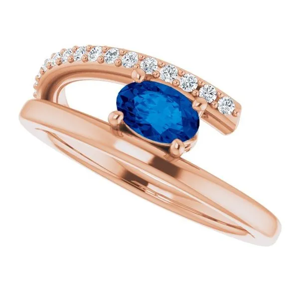 Accented Bypass Ring Image 5 James Wolf Jewelers Mason, OH