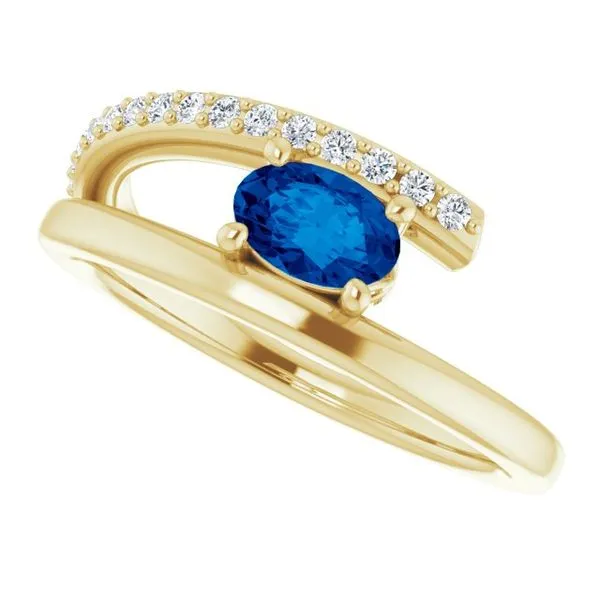 Accented Bypass Ring Image 5 Cherry Street Jewelers Tulsa, OK