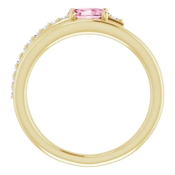 Accented Bypass Ring Image 2 D&M Jewelers Green Bay, WI