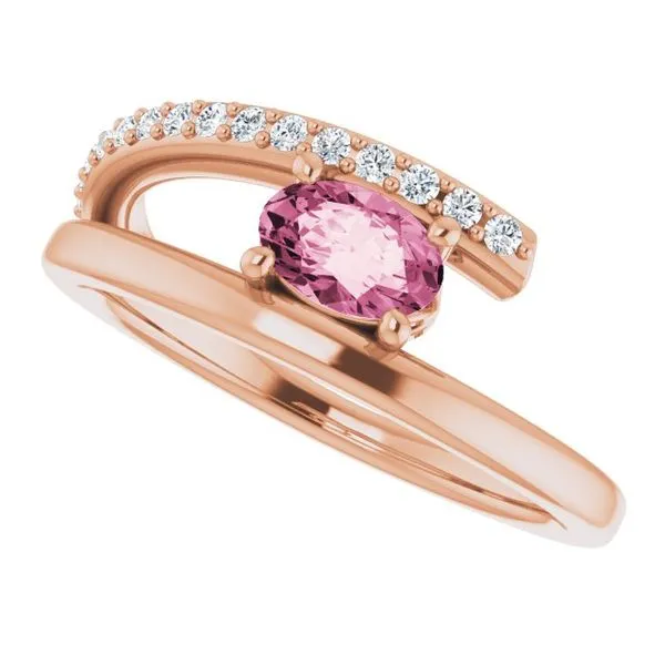 Accented Bypass Ring Image 5 D&M Jewelers Green Bay, WI