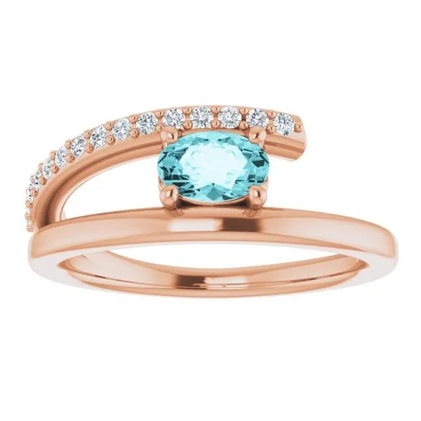 Accented Bypass Ring Image 3 Comstock Jewelers Edmonds, WA