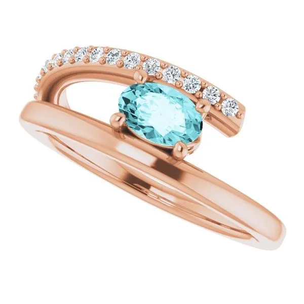 Accented Bypass Ring Image 5 Comstock Jewelers Edmonds, WA