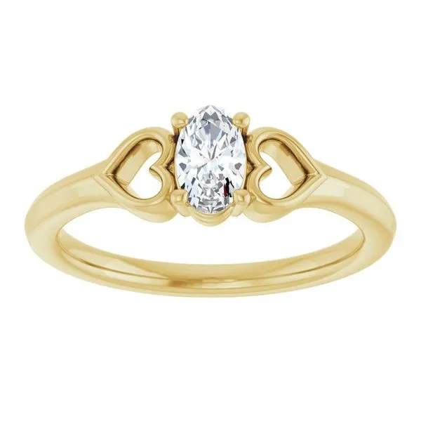Youth Heart Ring Image 3 D&M Jewelers Green Bay, WI