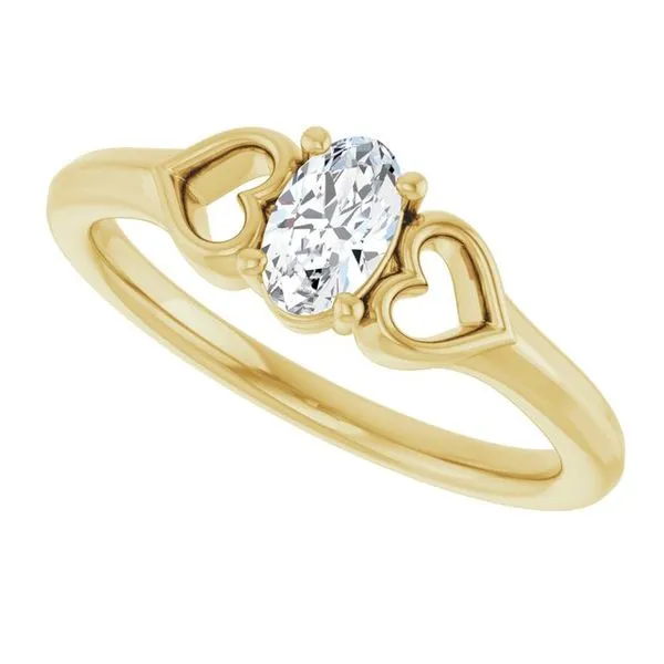 Youth Heart Ring Image 5 Milan's Jewelry Inc Sarasota, FL