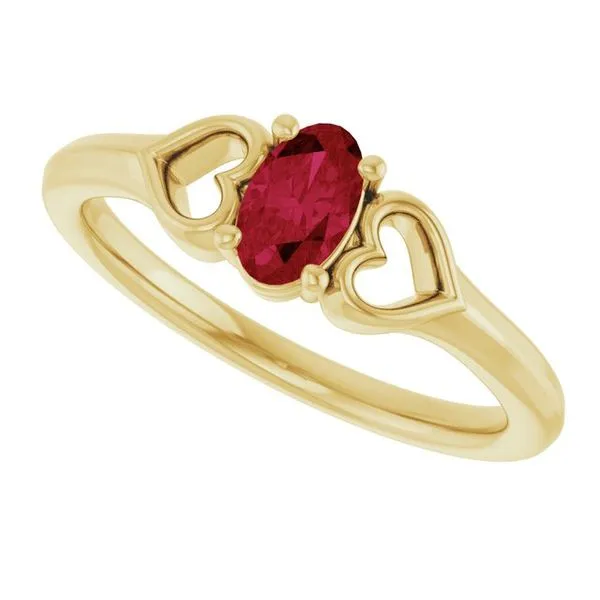 Youth Heart Ring Image 5 Long Jewelers Chesapeake, VA